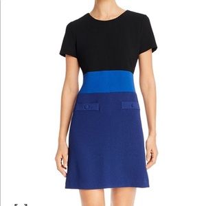 SOLD NWT Karl Lagerfield Paris Color Block Dress